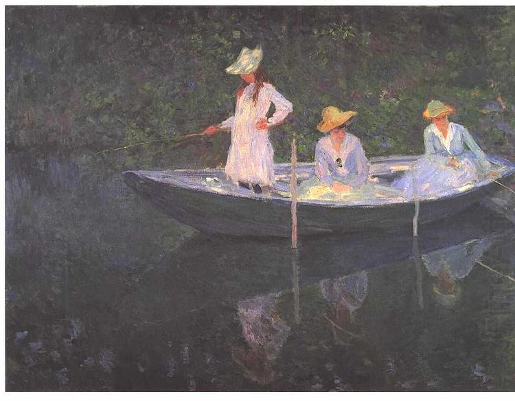 La barque a Giverny, Claude Monet